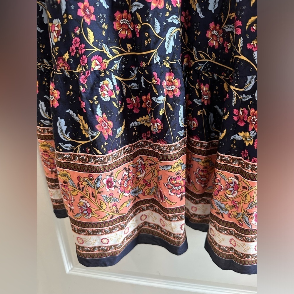 NWT Umgee Women’s Large Dress boutique floral maxi - Picture 12 of 15